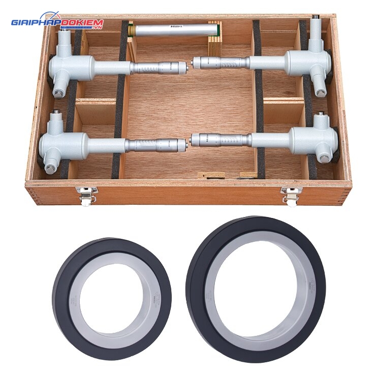 Bộ Panme Đo Lỗ 3 Chấu Cơ Khí 100-200 mm (4 pcs.) Mitutoyo 368-994 3 Bộ Panme Đo Lỗ 3 Chấu Cơ Khí 100-200 mm (4 pcs.) Mitutoyo 368-994
