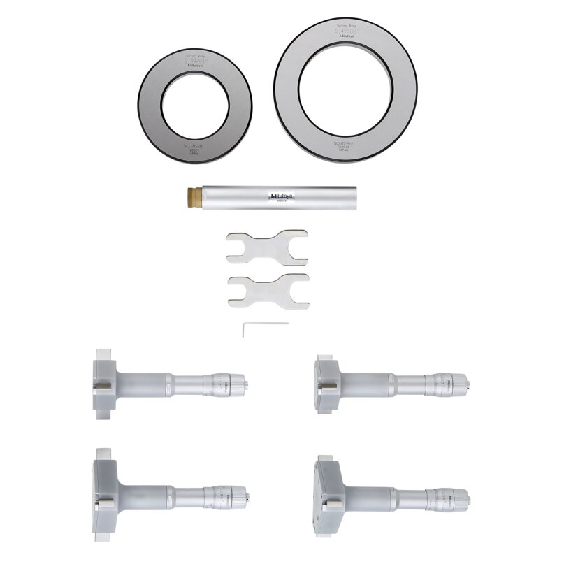 Bộ Panme Đo Lỗ 3 Chấu Cơ Khí 2-4" (4 pcs.) Mitutoyo 368-997 6 Bộ Panme Đo Lỗ 3 Chấu Cơ Khí 2-4" (4 pcs.) Mitutoyo 368-997 - Ảnh 3
