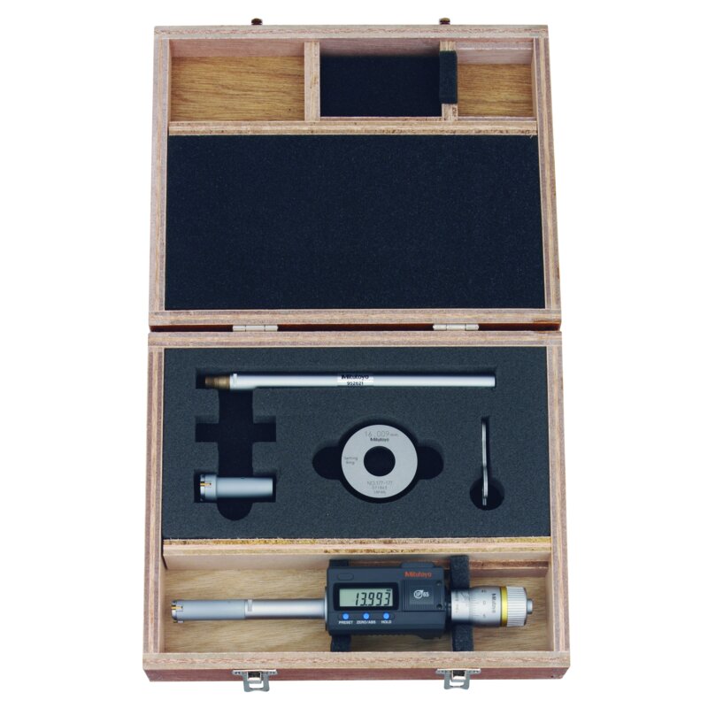 Bộ Panme Đo Lỗ 3 Chấu Điện Tử Metric 12-20mm, Interchange. Head IP65, TIN Mitutoyo 468-972 2 Bộ Panme Đo Lỗ 3 Chấu Điện Tử Metric 12-20mm, Interchange. Head IP65, TIN Mitutoyo 468-972