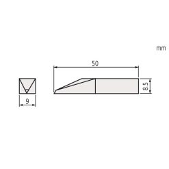 bo phu kien can mau thep set 10 pcs mitutoyo 516 605 1