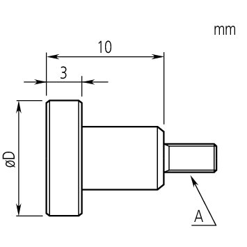 Đầu đo đồng hồ so D=25mm, Steel, Metric Mitutoyo 21AAA343 4 Đầu đo đồng hồ so D=25mm, Steel, Metric Mitutoyo 21AAA343 - Ảnh 2