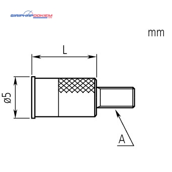 Đầu đo đồng hồ so D=0,2", Steel, Inch Mitutoyo 21AAA044 4 Đầu đo đồng hồ so D=0,2", Steel, Inch Mitutoyo 21AAA044 - Ảnh 2