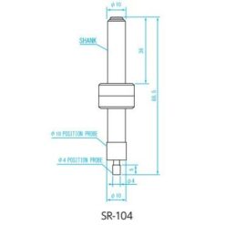 Đầu dò gá tâm đường kính 4mm Niigata Seiki SR-104 5 dau do ga tam duong kinh 4mm niigata seiki sr 104 1