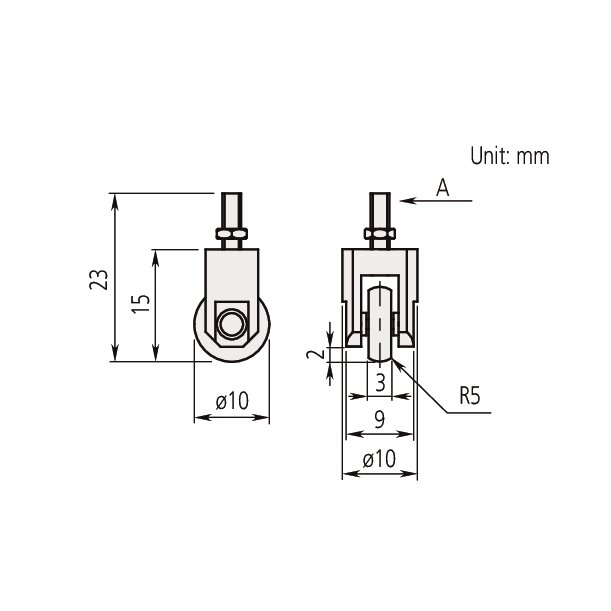 Đầu lăn đồng hồ so D=10mm Mitutoyo 901954 5 Đầu lăn đồng hồ so D=10mm Mitutoyo 901954 - Ảnh 2
