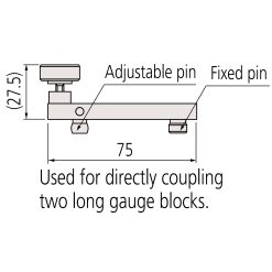 dau noi cho 2 khoi do dai connector a mitutoyo 619031 1