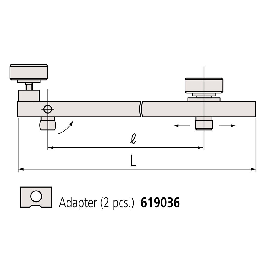 Đầu nối cho 2 khối đo dài Connector B Mitutoyo 619032 4 Đầu nối cho 2 khối đo dài Connector B Mitutoyo 619032 - Ảnh 2