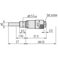Đầu Panme 0-0,5" Mitutoyo 148-112 5 dau panme 0 0 5 mitutoyo 148 112 1