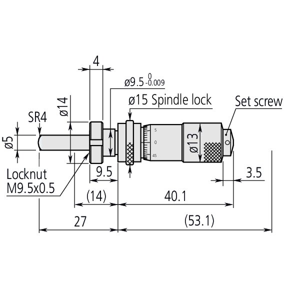 Đầu Panme 0-13mm Mitutoyo 148-804 4 Đầu Panme 0-13mm Mitutoyo 148-804 - Ảnh 2