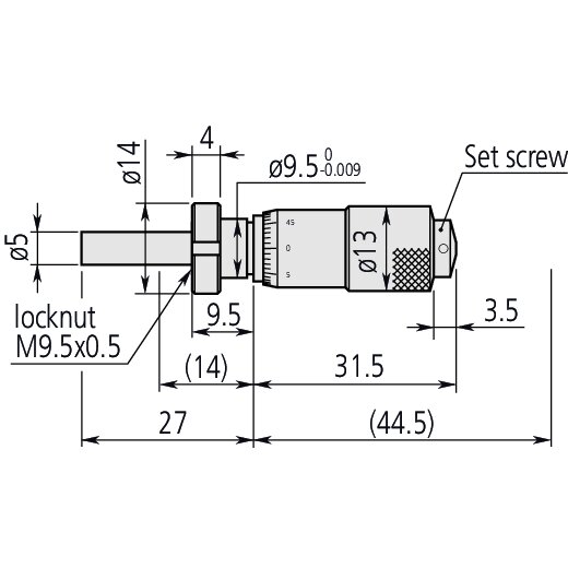 Đầu Panme 0-13mm Mitutoyo 148-823 3 Đầu Panme 0-13mm Mitutoyo 148-823 - Ảnh 2