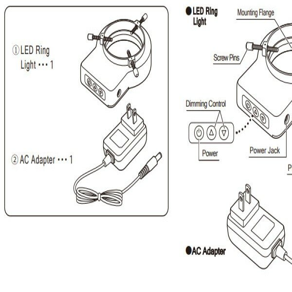 Đèn Led cho kính hiển vi Niigata Seiki L-48D 3 Đèn Led cho kính hiển vi Niigata Seiki L-48D