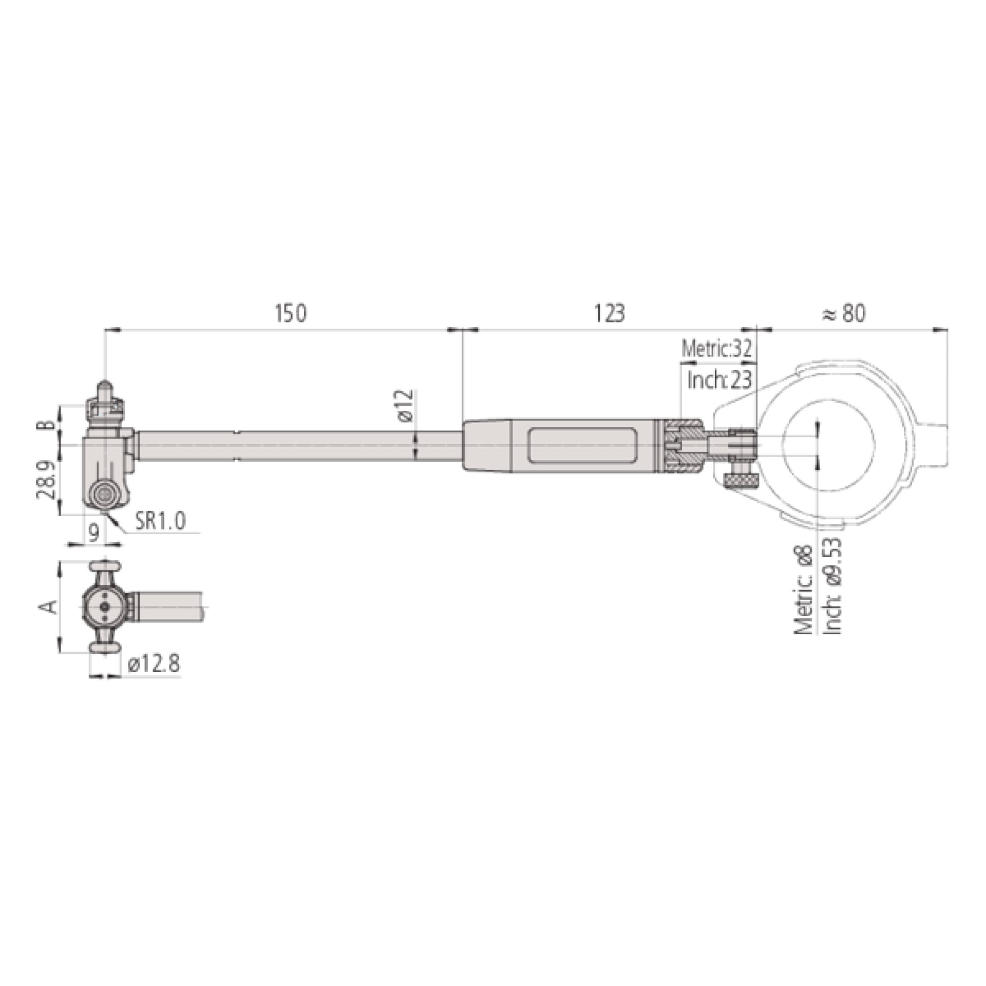 Đồng Hồ Đo Lỗ Đo Trong 2 Chấu 50-150mm, 0,001mm Mitutoyo 511-723-20 6 Đồng Hồ Đo Lỗ Đo Trong 2 Chấu 50-150mm, 0,001mm Mitutoyo 511-723-20 - Ảnh 3