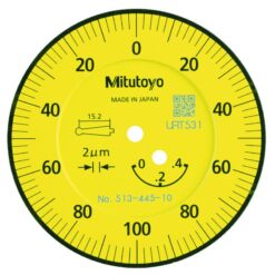 Đồng Hồ So Chân Gập, Dial Test Indicator, Horiz. 20° Face 0,4mm, 0,002mm, 8mm Stem Mitutoyo 513-445-10E 11 dong ho so chan gap dial test indicator horiz 20° face 0 06 0 0005 4 9 52mm stem bracket black dial 513 446 16t 2