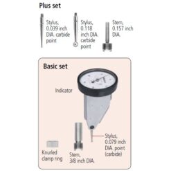 Đồng Hồ So Chân Gập, Dial Test Indicator, Horiz. 20° Face 0,016", 0,0001", 4/9,52mm Stem Mitutoyo 513-443-10A 11 dong ho so chan gap dial test indicator horiz 20° face 0 06 0 0005 4 9 52mm stem with bracket 513 446 10t 3