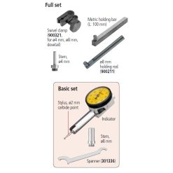 dong ho so chan gap dial test indicator horiz pocket type 1mm 0 01mm with bracket 513 515t 1