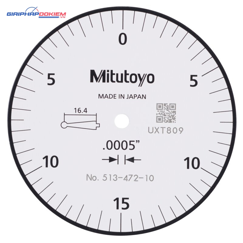 Đồng Hồ So Chân Gập, Dial Test Indicator, Horizontal Type 0,008", 0,0001", 4/9,52mm Stem, Bracket Mitutoyo 513-403-10T 7 Đồng Hồ So Chân Gập, Dial Test Indicator, Horizontal Type 0,008", 0,0001", 4/9,52mm Stem, Bracket Mitutoyo 513-403-10T - Ảnh 3