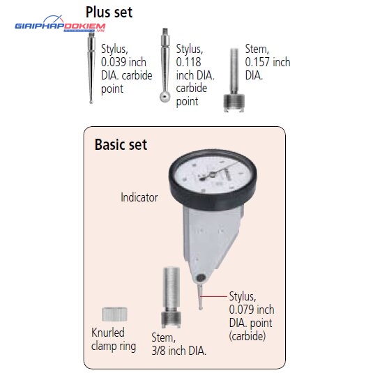 Đồng Hồ So Chân Gập, Dial Test Indicator Parallel Type 0,03", 0,0005", 4/9,52mm Stem Mitutoyo 513-482-10A 5 Đồng Hồ So Chân Gập, Dial Test Indicator Parallel Type 0,03", 0,0005", 4/9,52mm Stem Mitutoyo 513-482-10A