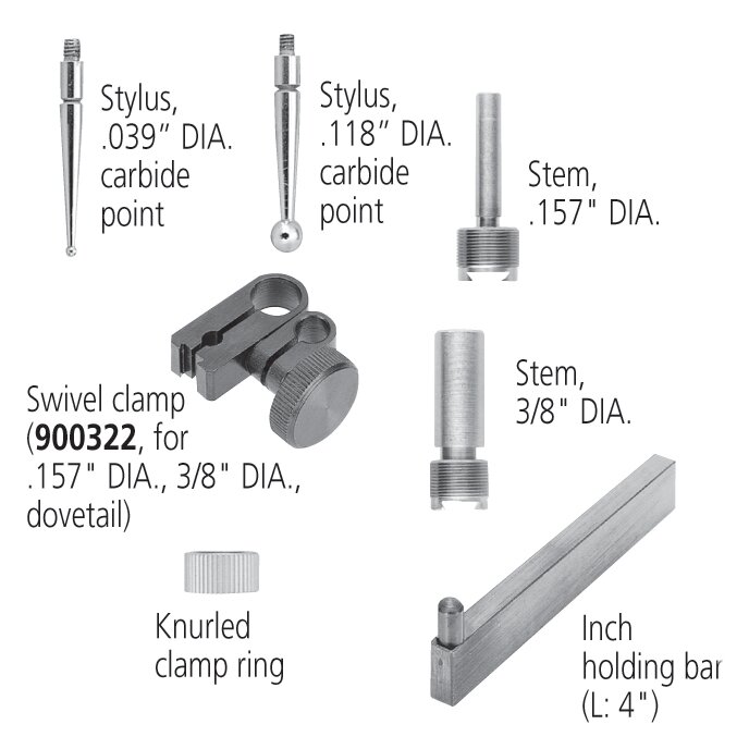 Đồng Hồ So Chân Gập, Dial Test Indicator Parallel Type 0,03", 0,0005", 4/9,52mm Stem, Bracket Mitutoyo 513-482-10T 5 Đồng Hồ So Chân Gập, Dial Test Indicator Parallel Type 0,03", 0,0005", 4/9,52mm Stem, Bracket Mitutoyo 513-482-10T