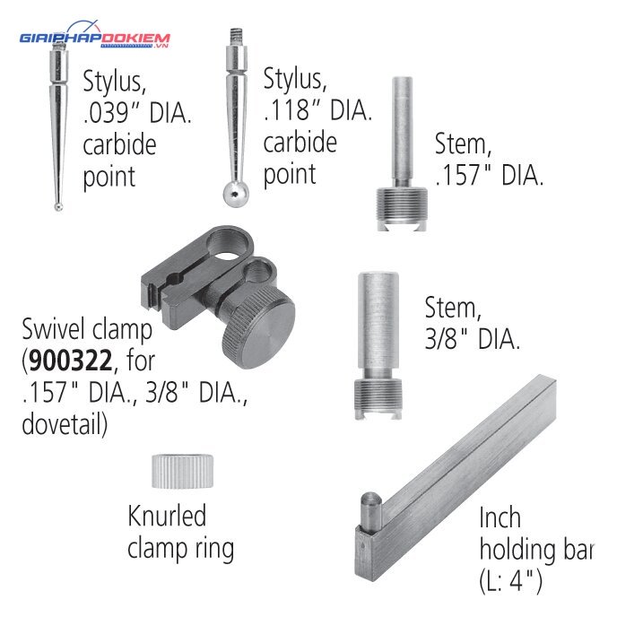 Đồng Hồ So Chân Gập, Dial Test Indicator Parallel Type 0,03", 0,0005", 4/9,52mm Stem, Bracket Mitutoyo 513-482-10T 5 Đồng Hồ So Chân Gập, Dial Test Indicator Parallel Type 0,03", 0,0005", 4/9,52mm Stem, Bracket Mitutoyo 513-482-10T