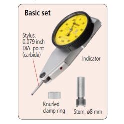 Đồng Hồ So Chân Gập, Dial Test Indicator Parallel Type 0,8mm, 0,01, 8mm Stem Mitutoyo 513-484-10E 10 dong ho so chan gap dial test indicator parallel type 0 2mm 0 002 8mm stem 513 485 10e 2