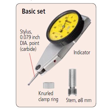 Đồng Hồ So Chân Gập, Dial Test Indicator Parallel Type 0,8mm, 0,01, 8mm Stem Mitutoyo 513-484-10E 7 Đồng Hồ So Chân Gập, Dial Test Indicator Parallel Type 0,8mm, 0,01, 8mm Stem Mitutoyo 513-484-10E - Ảnh 3