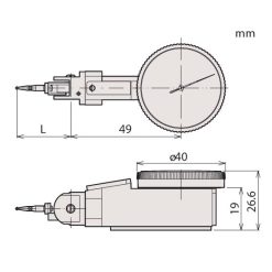 Đồng Hồ So Chân Gập, Dial Test Indicator, Universal Type 0,03", 0,0005", Full Set, with Bracket Mitutoyo 513-302-10T 7 dong ho so chan gap dial test indicator universal type 0 03 0 0005 full set with bracket 513 302 10t 1