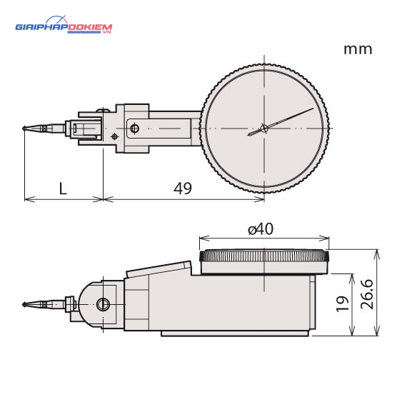 Đồng Hồ So Chân Gập, Dial Test Indicator, Universal Type 0,8mm, 0,01mm, Basic Set Mitutoyo 513-304-10E 5 Đồng Hồ So Chân Gập, Dial Test Indicator, Universal Type 0,8mm, 0,01mm, Basic Set Mitutoyo 513-304-10E - Ảnh 2