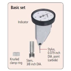 Đồng Hồ So Chân Gập, Dial Test Indicator, Vertical Type 0,03", 0,0005", 4/9,52mm Stem, Bracket Mitutoyo 513-452-10T 11 dong ho so chan gap dial test indicator vertical type 0 03 0 0005 4 9 52mm stem bracket 513 452 10t 3