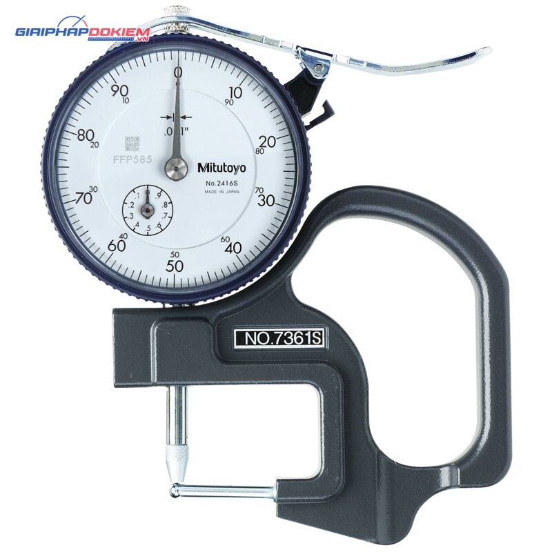 Đồng hồ đo độ dày cơ khí, 0-0,5", 0,001" Mitutoyo 7361S 3 Đồng hồ đo độ dày cơ khí, 0-0,5", 0,001" Mitutoyo 7361S
