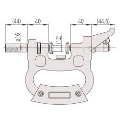 Đồng Hồ So Cơ Khí Đo Linh Hoạt, Dial Snap Gauge without Indicator 3-4" Mitutoyo 201-154 7 dong ho so co khi do linh hoat dial snap gauge without indicator 11 12 201 162 1