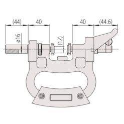 Đồng Hồ So Cơ Khí Đo Linh Hoạt, Dial Snap Gauge without Indicator 4-5 Mitutoyo 201-155 7 dong ho so co khi do linh hoat dial snap gauge without indicator 11 12 201 162 1