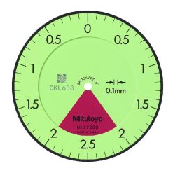 Đồng Hồ So Cơ Khí, Dial Indicator, Lug Back 4mm, 0,1mm, One Revolution, Shockproof Mitutoyo 2928S 8 dong ho so co khi lug back 0 8mm 0 01mm mitutoyo 2929a 2