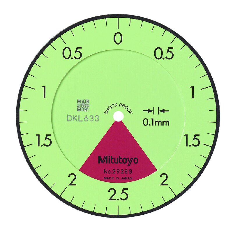 Đồng Hồ So Cơ Khí, Dial Indicator, Lug Back 4mm, 0,1mm, One Revolution, Shockproof Mitutoyo 2928S 6 Đồng Hồ So Cơ Khí, Dial Indicator, Lug Back 4mm, 0,1mm, One Revolution, Shockproof Mitutoyo 2928S - Ảnh 3