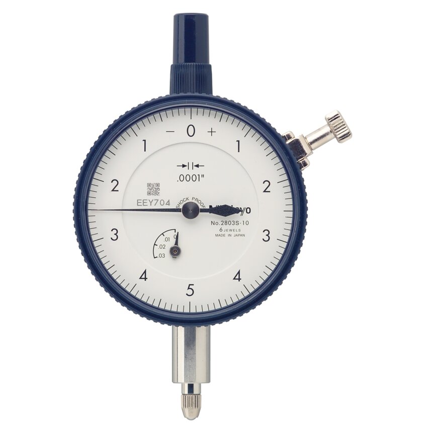 Đồng Hồ So Cơ Khí, Dial Indicator, Lug Back, AGD/ANSI 0,025", 0,0001", Jew. Bearing, Shockpr Mitutoyo 2803S-10 2 Đồng Hồ So Cơ Khí, Dial Indicator, Lug Back, AGD/ANSI 0,025", 0,0001", Jew. Bearing, Shockpr Mitutoyo 2803S-10