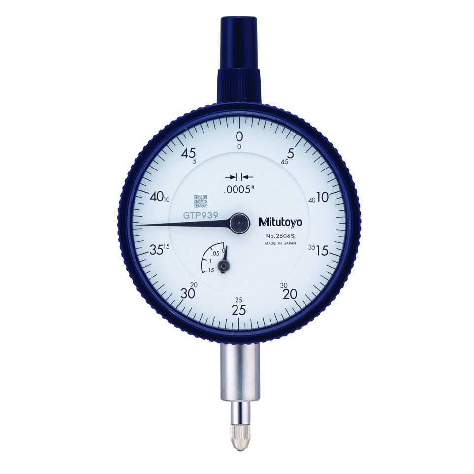 Đồng Hồ So Cơ Khí, Dial Indicator, Flat Back, AGD/ANSI 0,125", 0,0005" Mitutoyo 2506SB 4 Đồng Hồ So Cơ Khí, Dial Indicator, Flat Back, AGD/ANSI 0,125", 0,0005" Mitutoyo 2506SB
