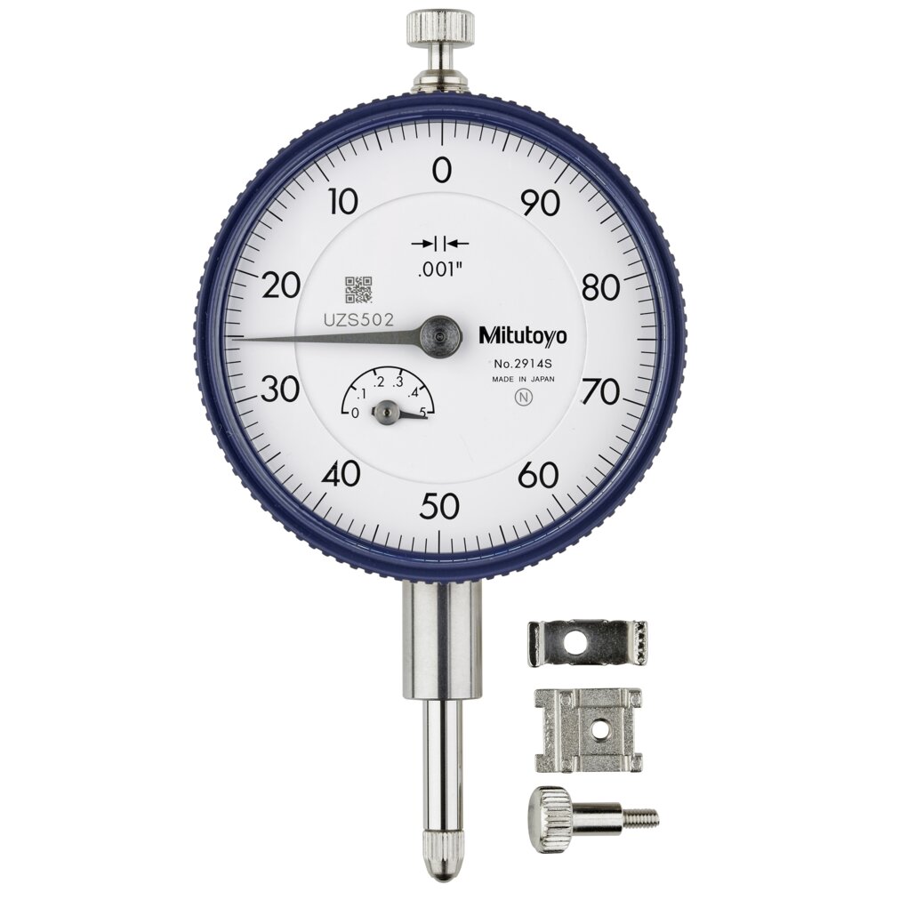 Đồng Hồ So Cơ Khí, Dial Indicator, Flat Back, AGD/ANSI 0,5", 0,001", Reverse Reading Mitutoyo 2914SB 4 Đồng Hồ So Cơ Khí, Dial Indicator, Flat Back, AGD/ANSI 0,5", 0,001", Reverse Reading Mitutoyo 2914SB