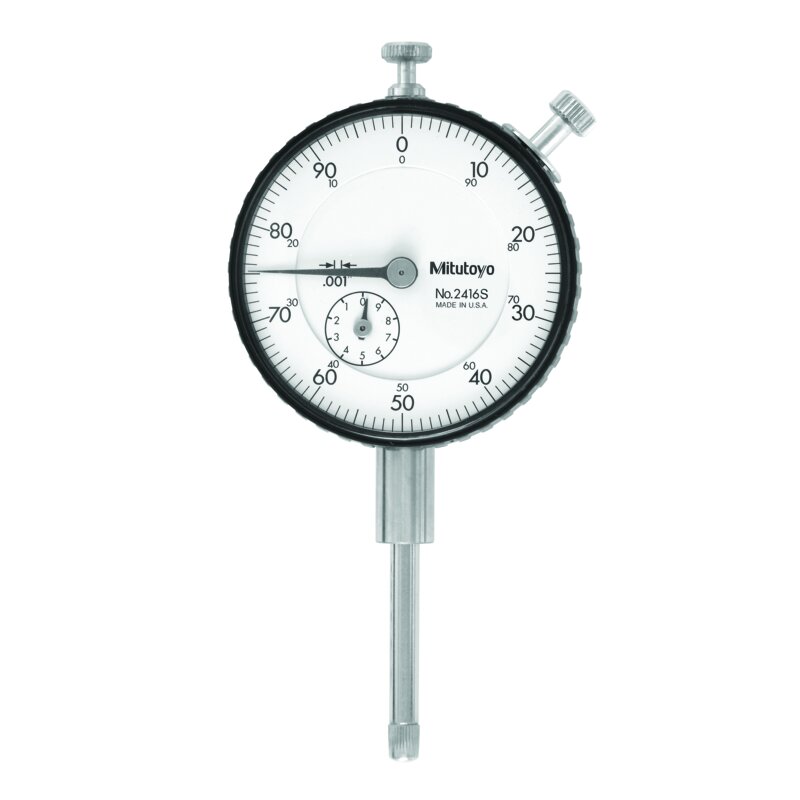 Đồng Hồ So Cơ Khí, Dial Indicator, Flat Back, AGD/ANSI 1", 0,001", Jeweled Bearing Mitutoyo 2416SB-10 4 Đồng Hồ So Cơ Khí, Dial Indicator, Flat Back, AGD/ANSI 1", 0,001", Jeweled Bearing Mitutoyo 2416SB-10