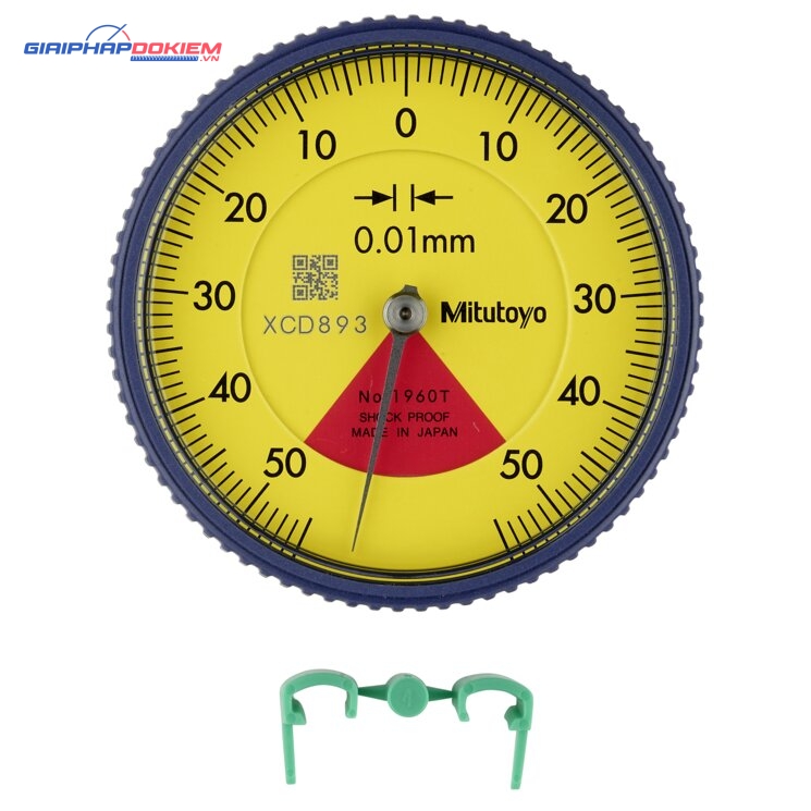 Đồng Hồ So Cơ Khí Mặt Lớn Back Plunger 1mm, 0,01 Mitutoyo 1960A 5 Đồng Hồ So Cơ Khí Mặt Lớn Back Plunger 1mm, 0,01 Mitutoyo 1960A