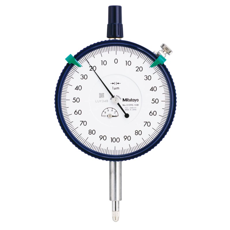 Đồng Hồ So Cơ Khí Mặt Lớn, Dial Indicator, Flat Back 1mm, 0,001mm, Shockproof Mitutoyo 3109SB-10 4 Đồng Hồ So Cơ Khí Mặt Lớn, Dial Indicator, Flat Back 1mm, 0,001mm, Shockproof Mitutoyo 3109SB-10