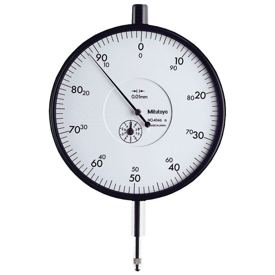 Đồng Hồ So Cơ Khí Mặt Lớn, Dial Indicator, Lug Back 10mm, 0,01mm Mitutoyo 4046A 3 Đồng Hồ So Cơ Khí Mặt Lớn, Dial Indicator, Lug Back 10mm, 0,01mm Mitutoyo 4046A
