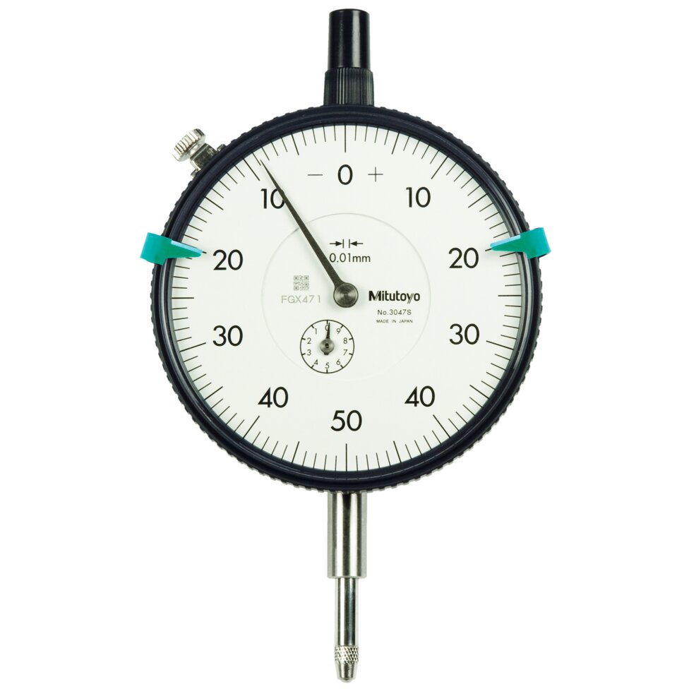 Đồng Hồ So Cơ Khí Mặt Lớn, Dial Indicator, Flat Back 10mm, 0,01mm Mitutoyo 3047SB 4 Đồng Hồ So Cơ Khí Mặt Lớn, Dial Indicator, Flat Back 10mm, 0,01mm Mitutoyo 3047SB