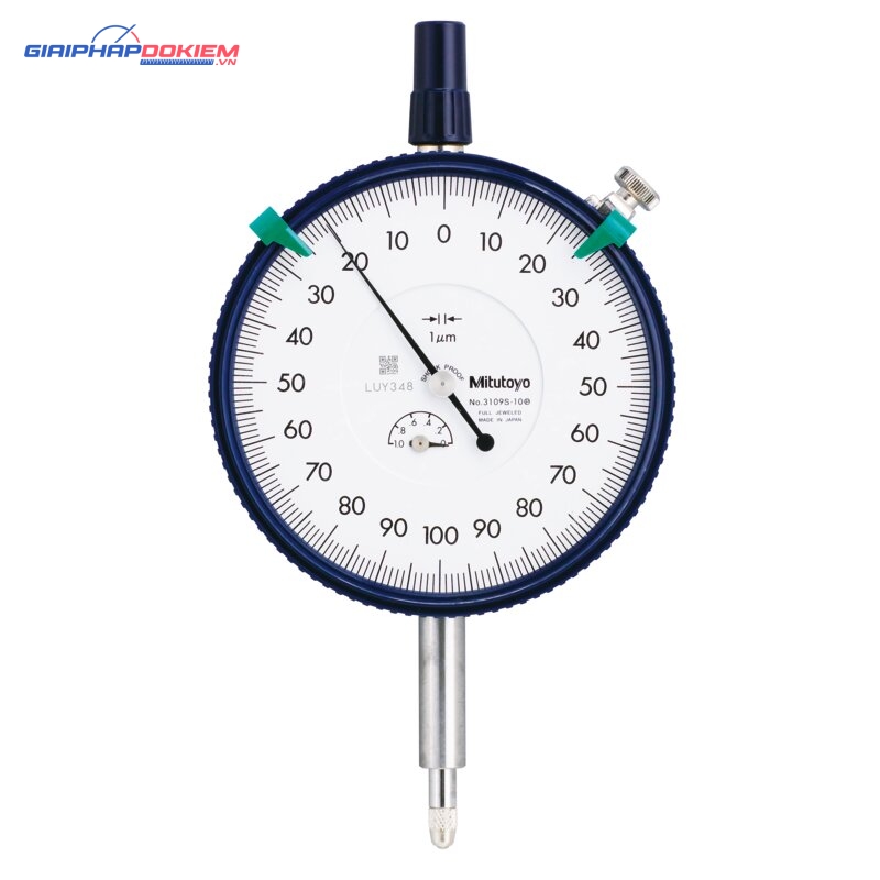 Đồng Hồ So Cơ Khí Mặt Lớn, Dial Indicator, Lug Back 1mm, 0,001mm, Shockproof Mitutoyo 3109S-10 4 Đồng Hồ So Cơ Khí Mặt Lớn, Dial Indicator, Lug Back 1mm, 0,001mm, Shockproof Mitutoyo 3109S-10