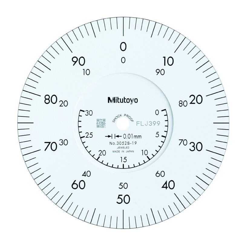Đồng Hồ So Cơ Khí Mặt Lớn, Dial Indicator, Flat Back 30mm, 0,01mm, Shockp., Coax. Rev. Count Mitutoyo 3052SB-19 8 Đồng Hồ So Cơ Khí Mặt Lớn, Dial Indicator, Flat Back 30mm, 0,01mm, Shockp., Coax. Rev. Count Mitutoyo 3052SB-19 - Ảnh 4