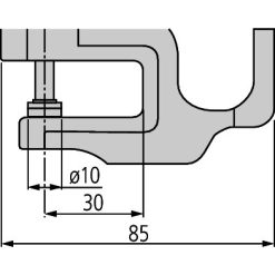 dong ho so dien tu do day abs digital thickness gauge 0 10mm 0 01mm 120mm throat 547 321 1
