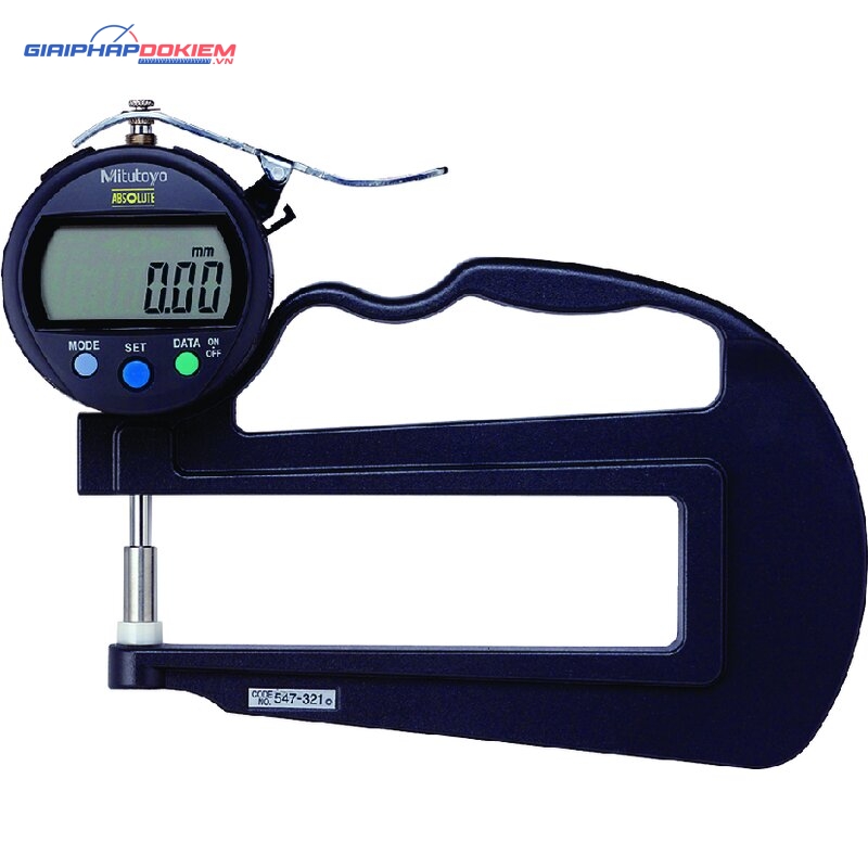 Đồng hồ đo độ dày điện tử, 0-10mm, 0,01mm, 120mm Mitutoyo 547-321 3 Đồng hồ đo độ dày điện tử, 0-10mm, 0,01mm, 120mm Mitutoyo 547-321