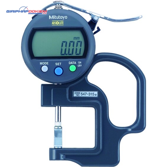 Đồng hồ đo độ dày điện tử, 0-10mm, , 0,01mm Mitutoyo 547-315 3 Đồng hồ đo độ dày điện tử, 0-10mm, , 0,01mm Mitutoyo 547-315