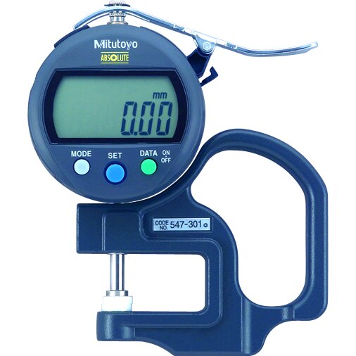 Đồng hồ đo độ dày điện tử, 0-10mm, , 0,01mm Mitutoyo 547-301 3 Đồng hồ đo độ dày điện tử, 0-10mm, , 0,01mm Mitutoyo 547-301