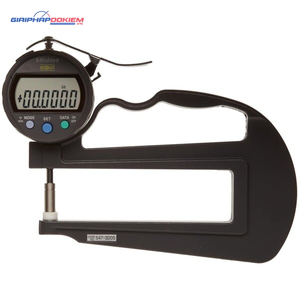 Đồng hồ đo độ dày điện tử,, 0-0,4", 0,0005", 4,72" Mitutoyo 547-320S 3 Đồng hồ đo độ dày điện tử,, 0-0,4", 0,0005", 4,72" Mitutoyo 547-320S