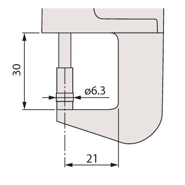 Đồng hồ đo độ dày điện tử, 0-12mm, 0,001mm Mitutoyo 547-401 5 Đồng hồ đo độ dày điện tử, 0-12mm, 0,001mm Mitutoyo 547-401 - Ảnh 2