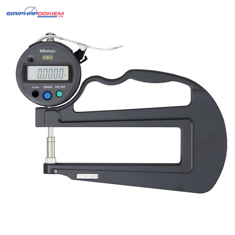 Đồng hồ đo độ dày điện tử,, 0-0,4", 0,0005", 547-312S, 0-0,47", 0,0005", 4,72" Mitutoyo 547-520S 2 Đồng hồ đo độ dày điện tử,, 0-0,4", 0,0005", 547-312S, 0-0,47", 0,0005", 4,72" Mitutoyo 547-520S