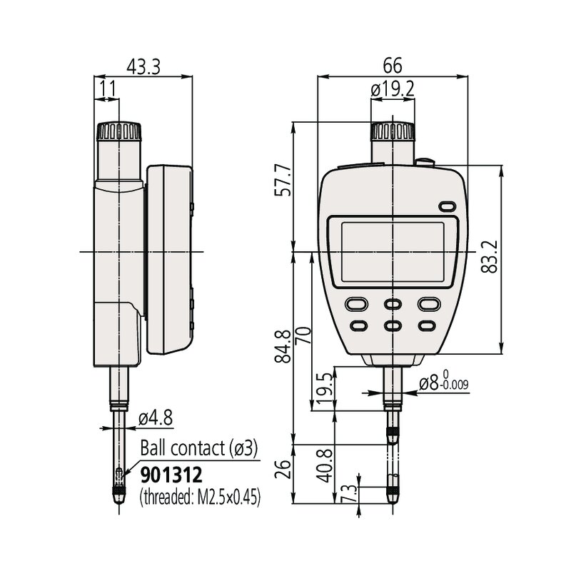 Đồng Hồ So Điện Tử Nguồn Điện Cấp Ngoài, Digital Indicator ID-F, BS AC-Adapter Inch/Metric, 1", 0,00002", ANSI/AGD Mitutoyo 543-552E 4 Đồng Hồ So Điện Tử Nguồn Điện Cấp Ngoài, Digital Indicator ID-F, BS AC-Adapter Inch/Metric, 1", 0,00002", ANSI/AGD Mitutoyo 543-552E - Ảnh 2